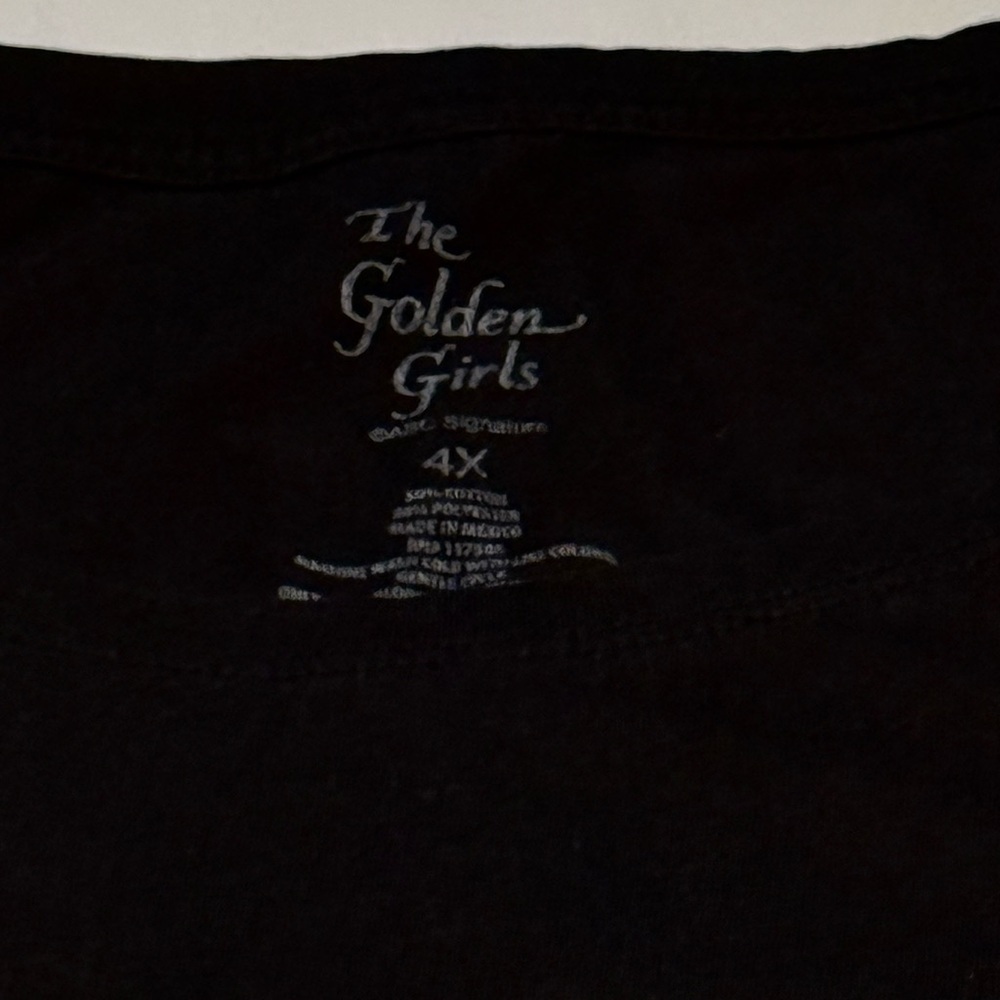 The Golden Girls Black oversized short sleeve T-Shirt - Picture 3 of 6